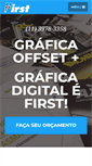 Mobile Screenshot of firstgrafica.com.br